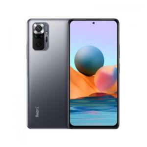 This image depicts a Xiaomi Redmi Note 10S smartphone in a sleek Ocean Blue finish. The phone features a 6.43-inch AMOLED display with 1080x2400 resolution, powered by the Qualcomm Snapdragon 678 processor. The Redmi Note 10S comes in three storage variants: 4GB RAM with 64GB storage, 4GB RAM with 128GB storage, and 6GB RAM with 128GB storage.