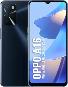 A man comparing prices on his smartphone. This could be the Oppo A16s, a budget-friendly phone with a triple-lens camera and a long-lasting battery.